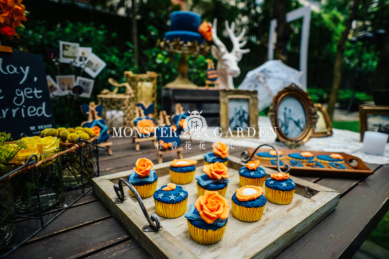 婚礼甜品,cupcake,