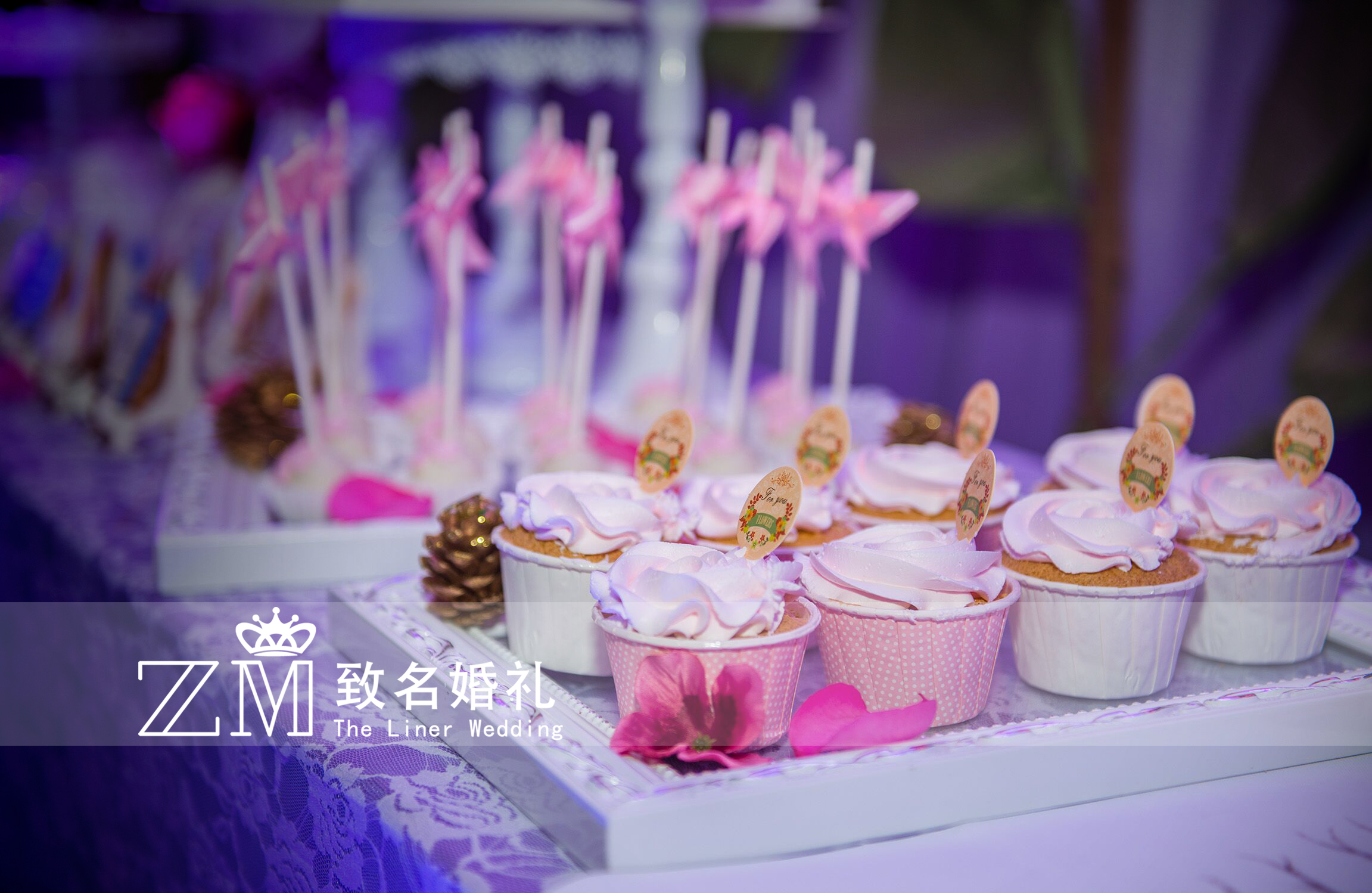 婚礼甜品,cupcake,