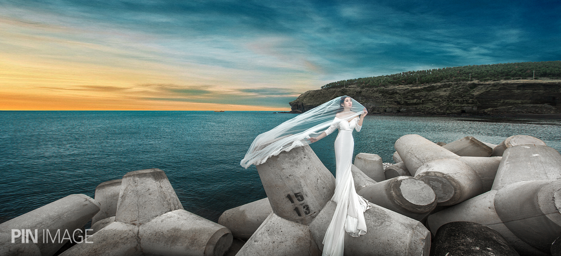 新娘写真,头纱,