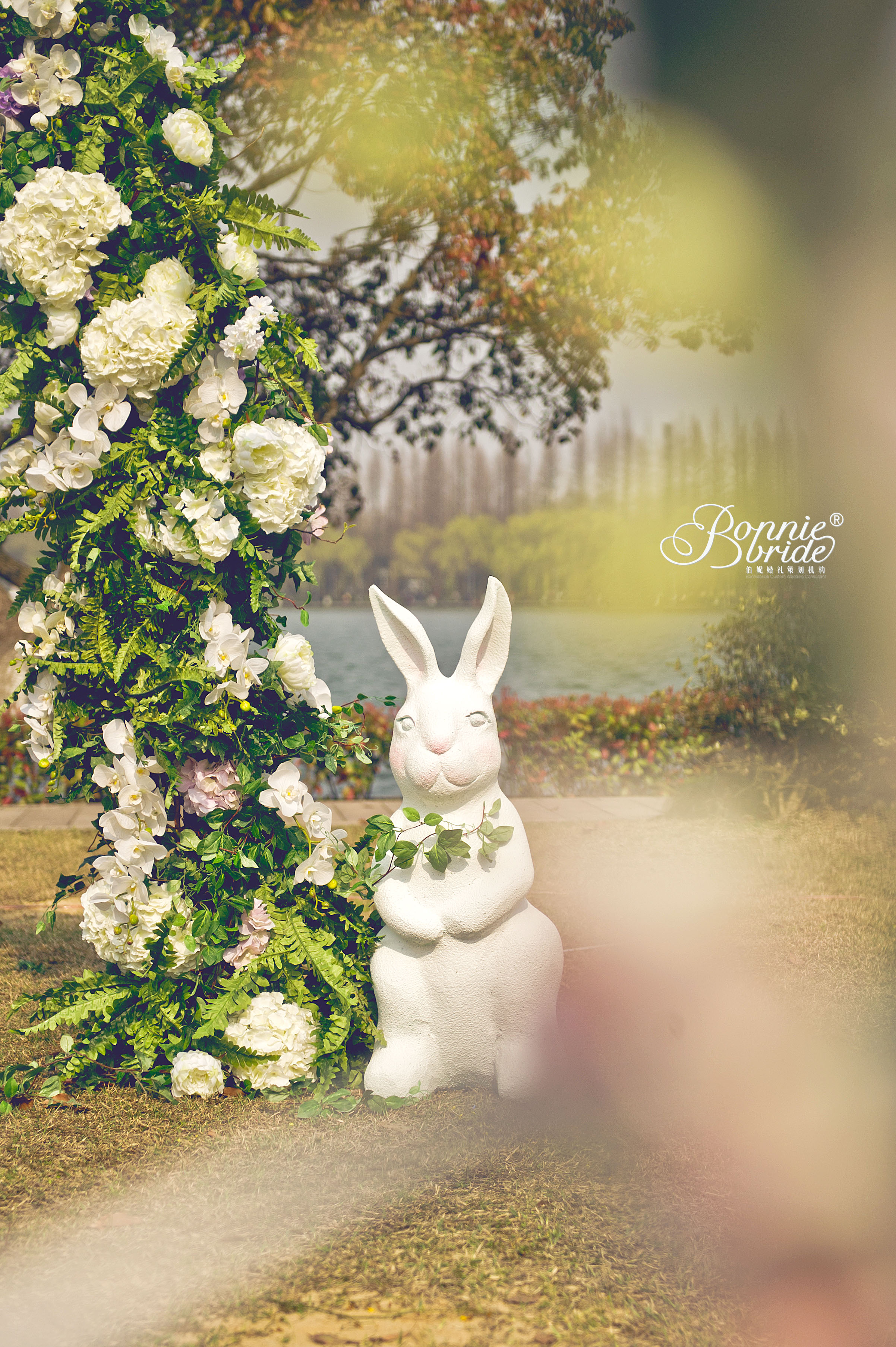婚礼道具兔子