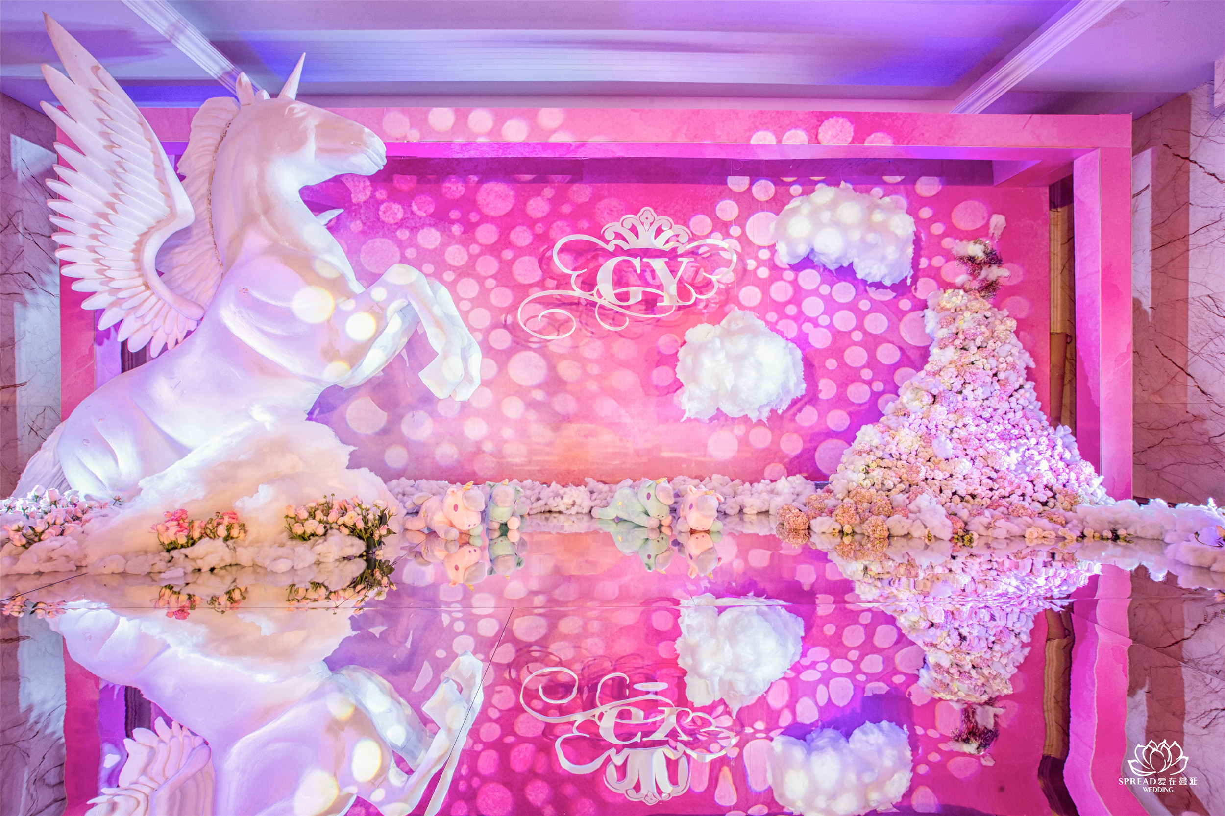 粉紫梦幻婚礼