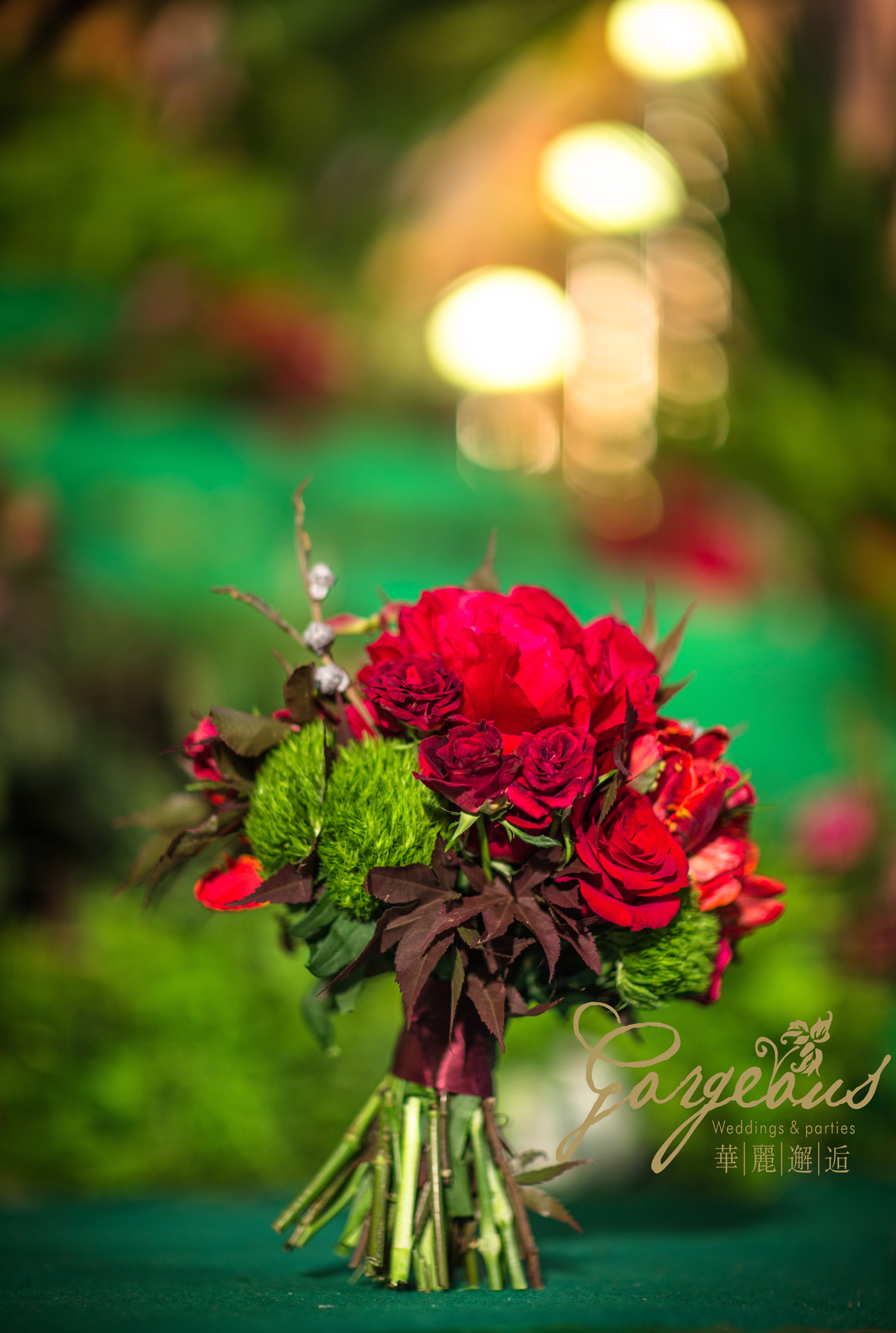 手捧花,