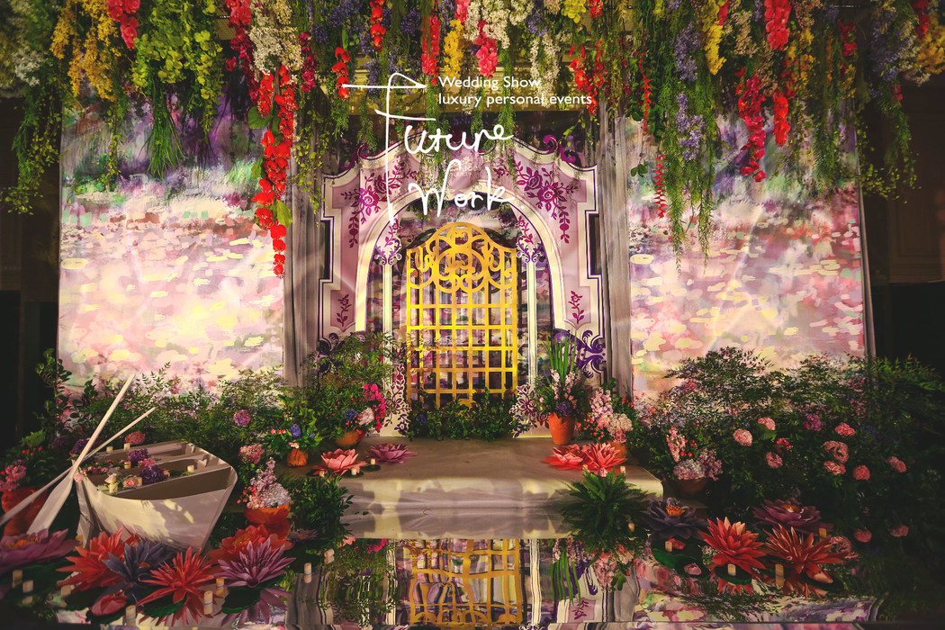 油画风复古花园婚礼《Monet-睡莲》-来自Futurework wedding客照案例 |婚礼精选