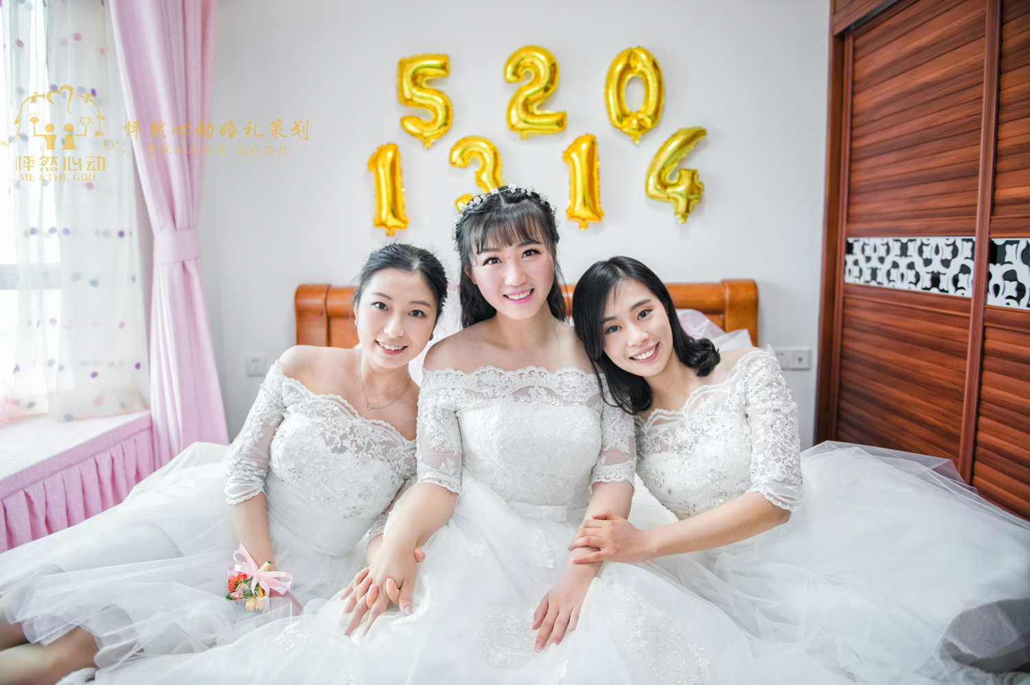 伴娘合影,婚礼跟拍,