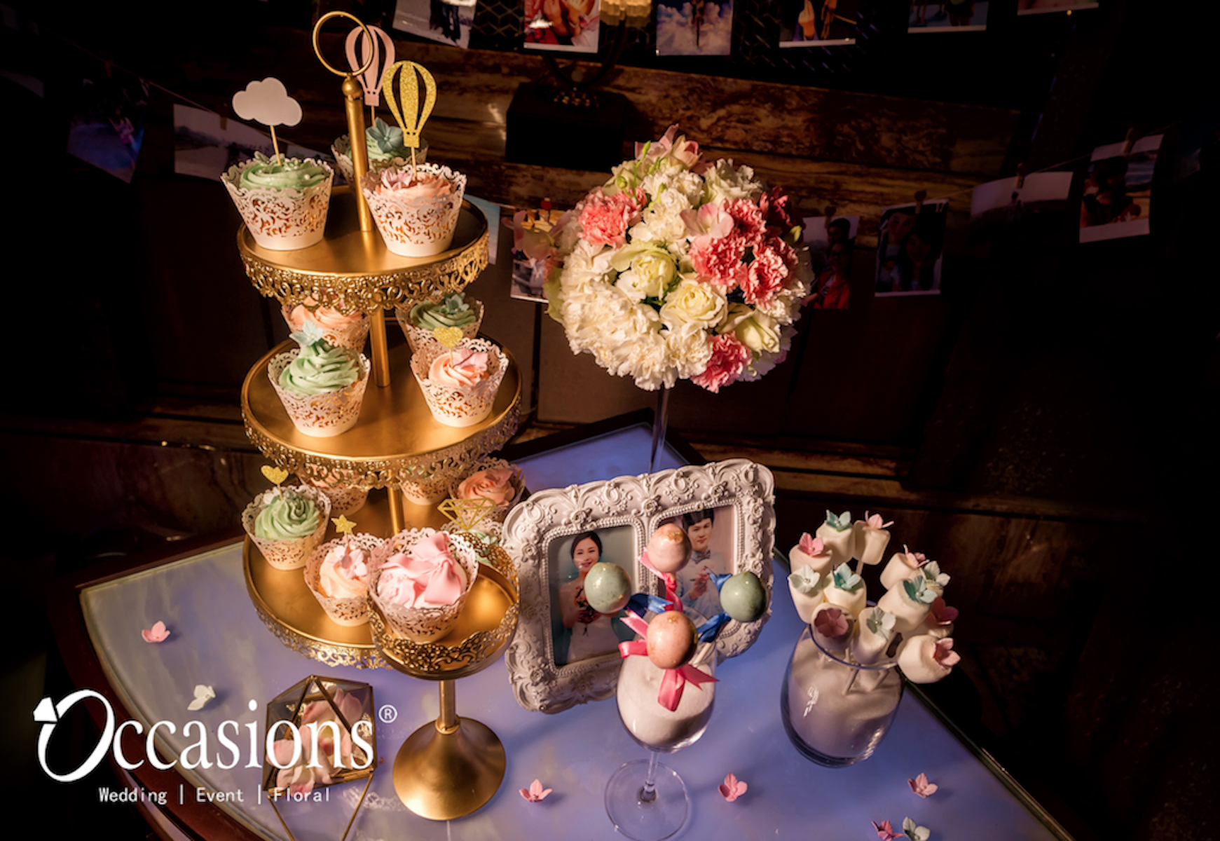 婚礼甜品,cupcake,