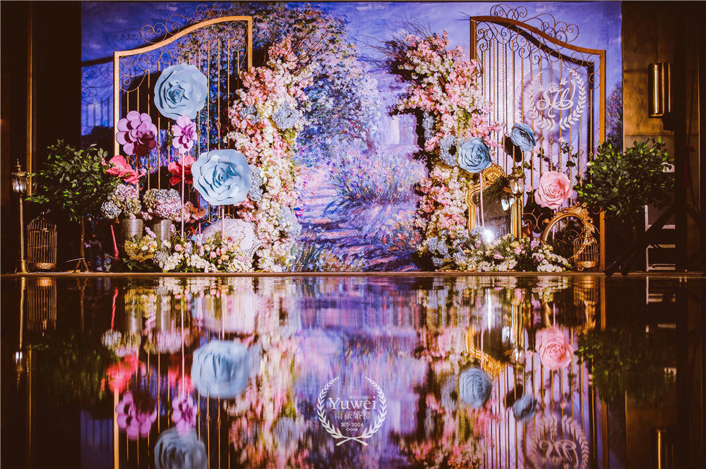 幻彩绚丽的油画风婚礼《poet's garden-诗人的花园》-来自杭州雨薇婚礼策划客照案例 |婚礼精选