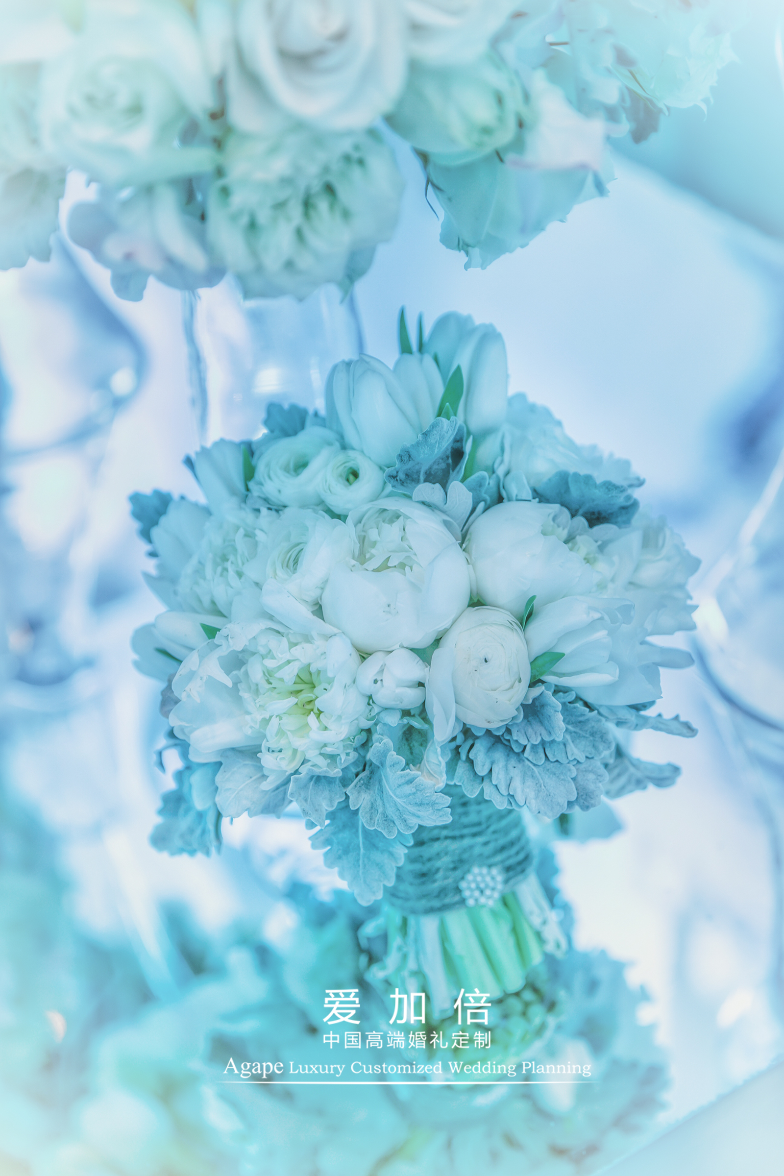 手捧花,