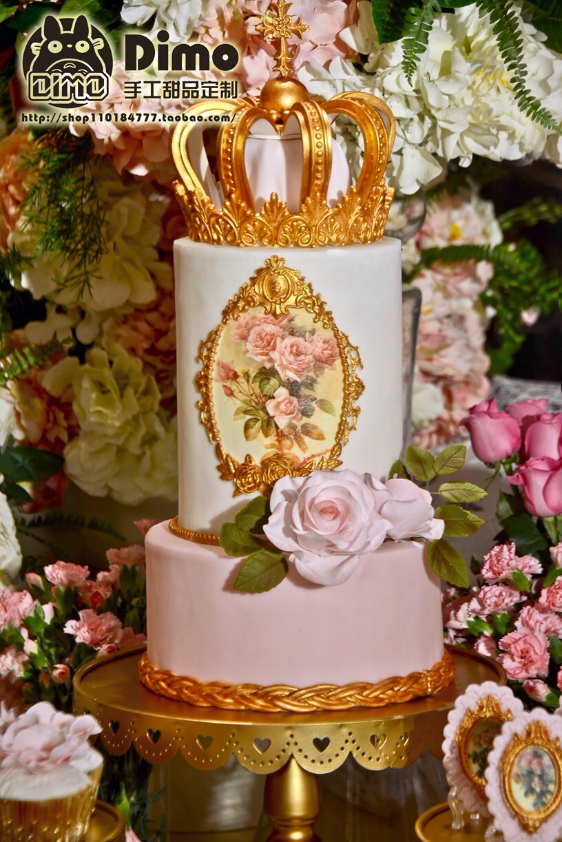 婚礼蛋糕,皇冠,