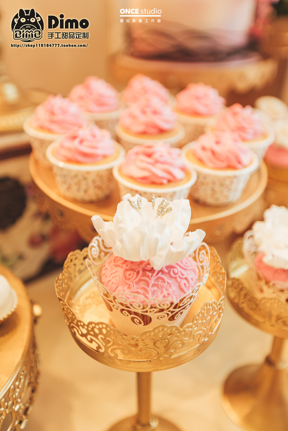 婚礼甜品,cupcake,