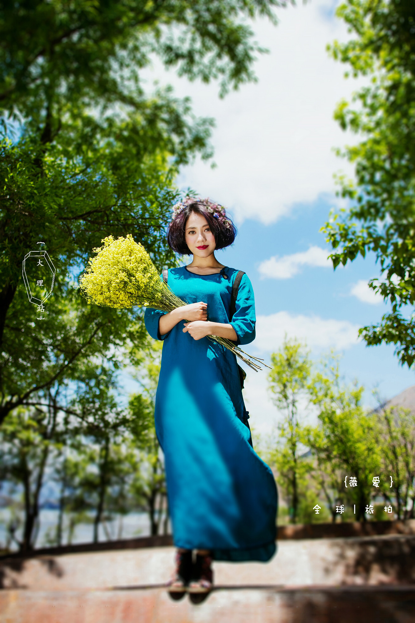 小清新新娘造型,新娘写真,