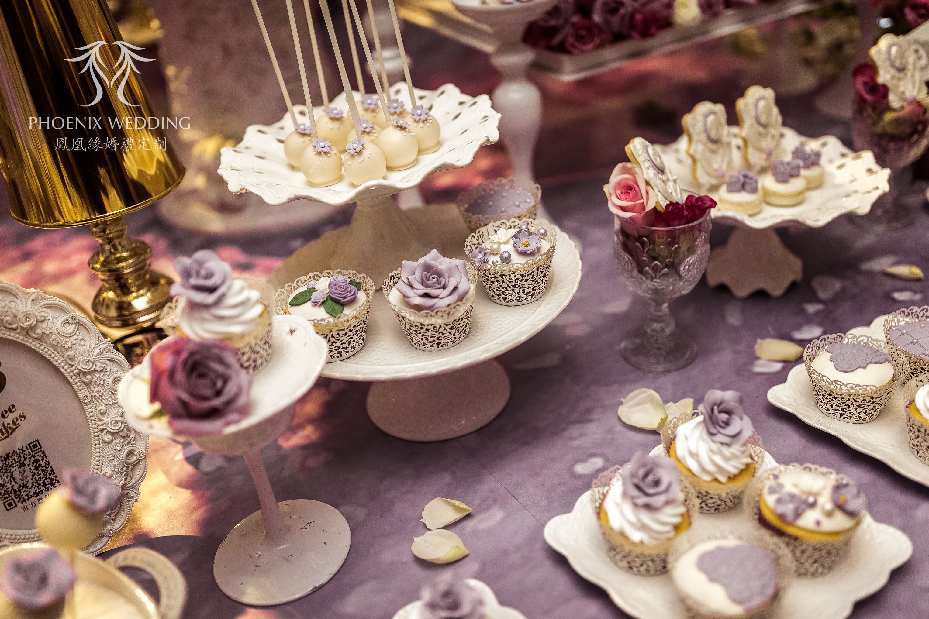 婚礼甜品,cupcake,棒棒糖,