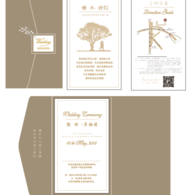 STH_BLUE独立婚礼工作室:婚礼平面设计作品——糖、水、我们。