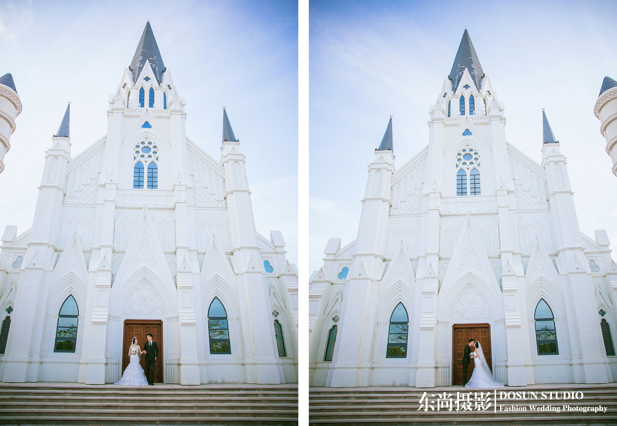 教堂婚纱照,
