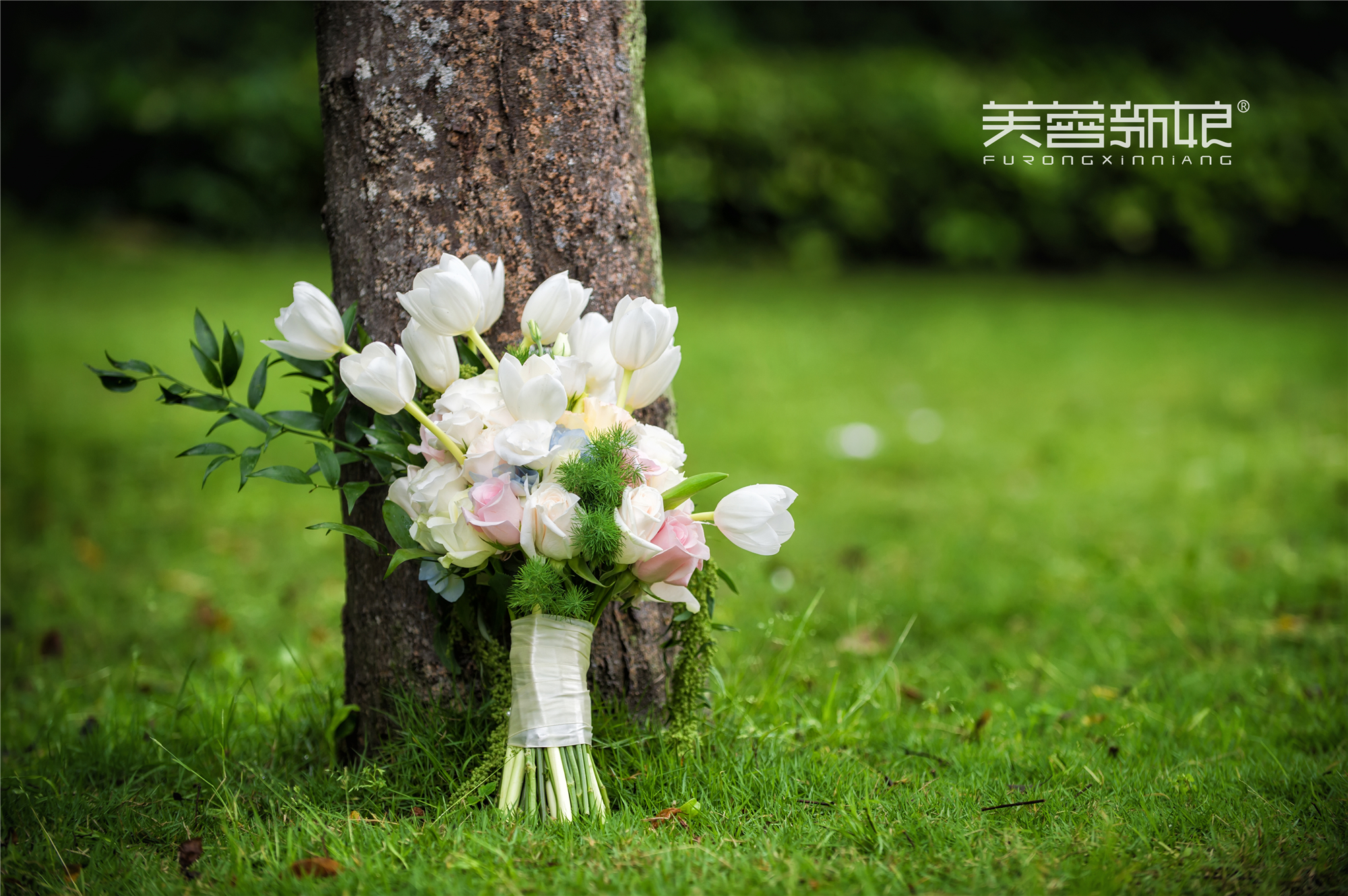 手捧花,