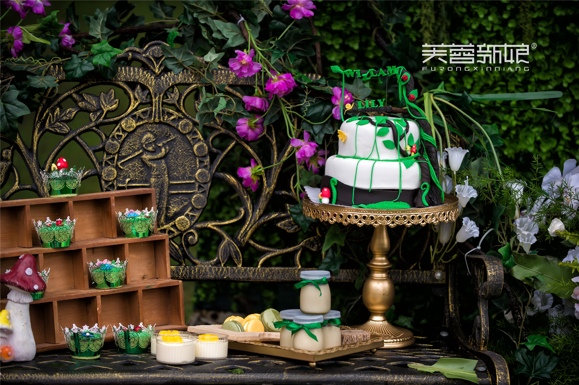 婚礼蛋糕,婚礼甜品,cupcake,