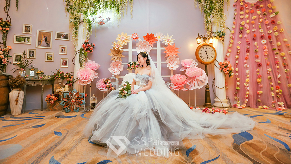 唯美梦幻的纸花主题婚礼《北国圆舞曲》