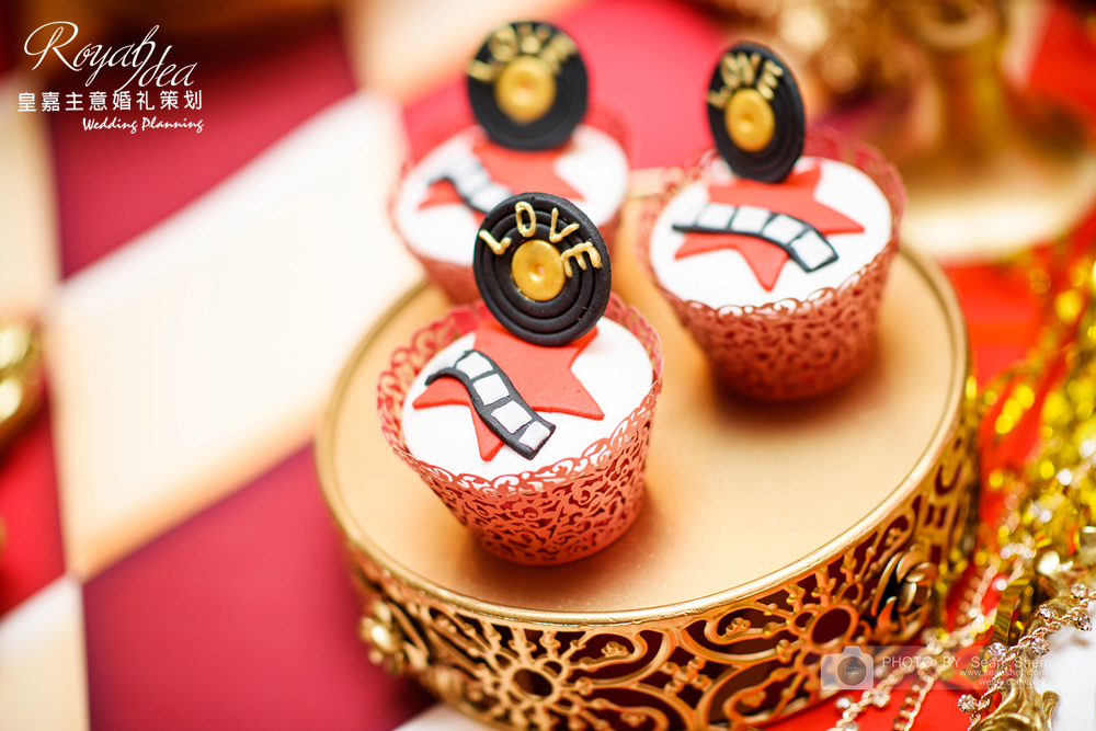 婚礼甜品,cupcake,