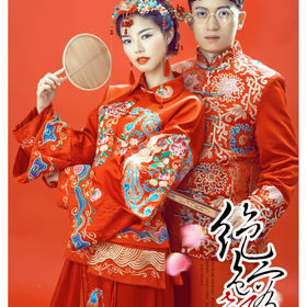 色色婚纱摄影:古典中式婚纱照