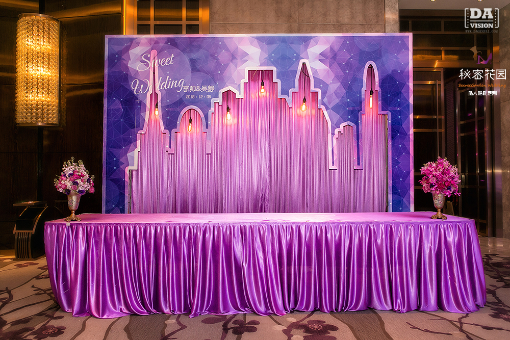 签到台,简约浪漫婚礼,