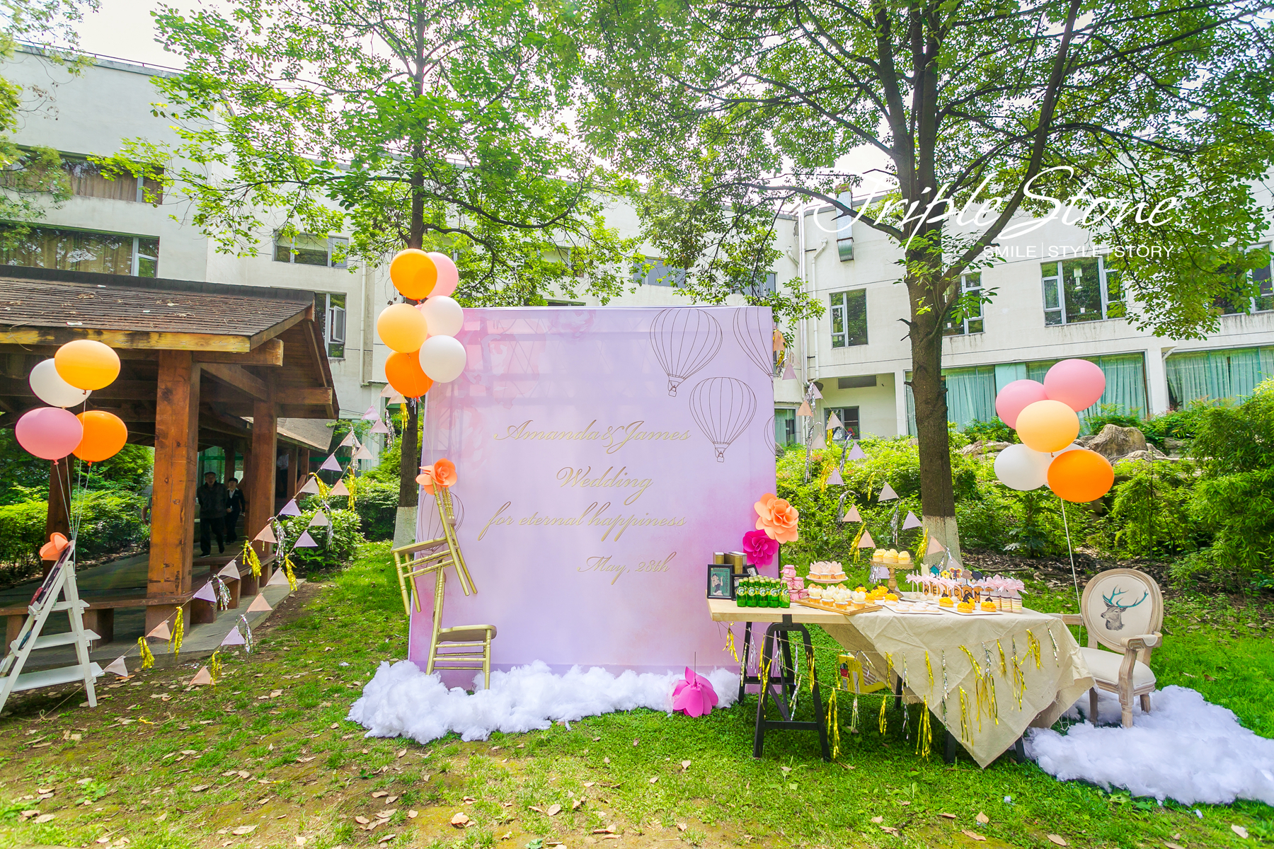 迎宾区,小清新婚礼,