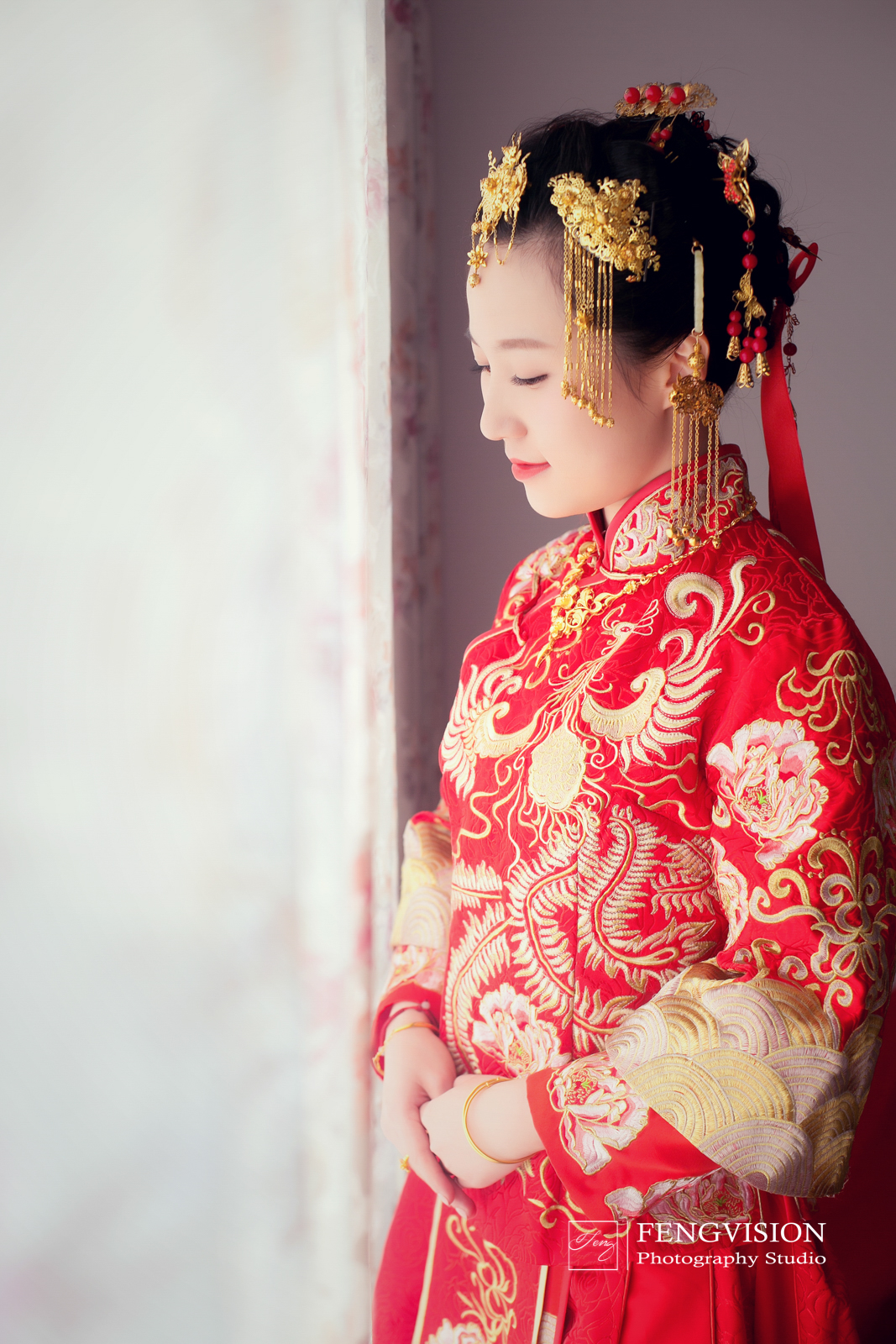 婚礼摄影新娘写真中式新娘造型