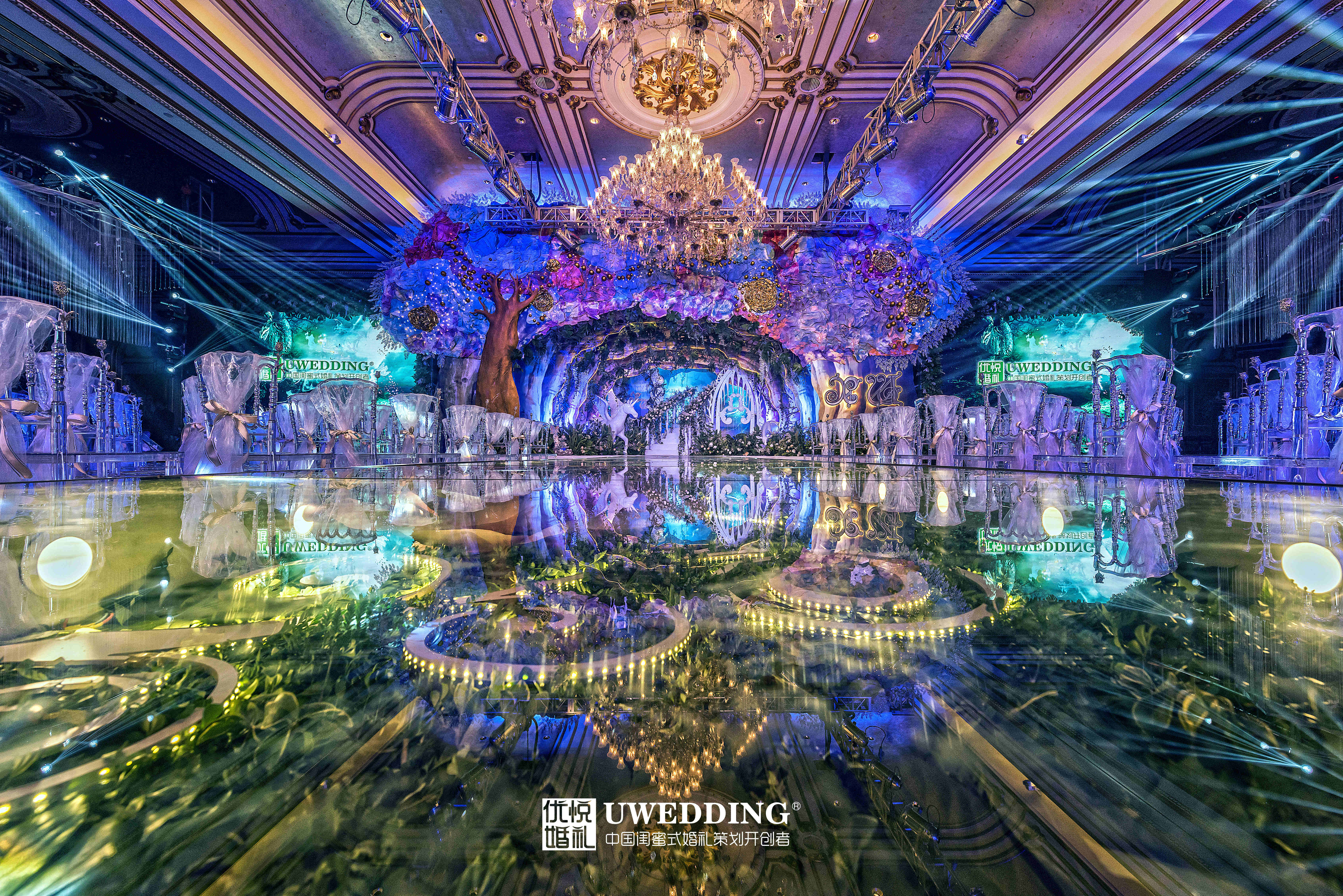 仪式区,婚礼布置,童话风婚礼,