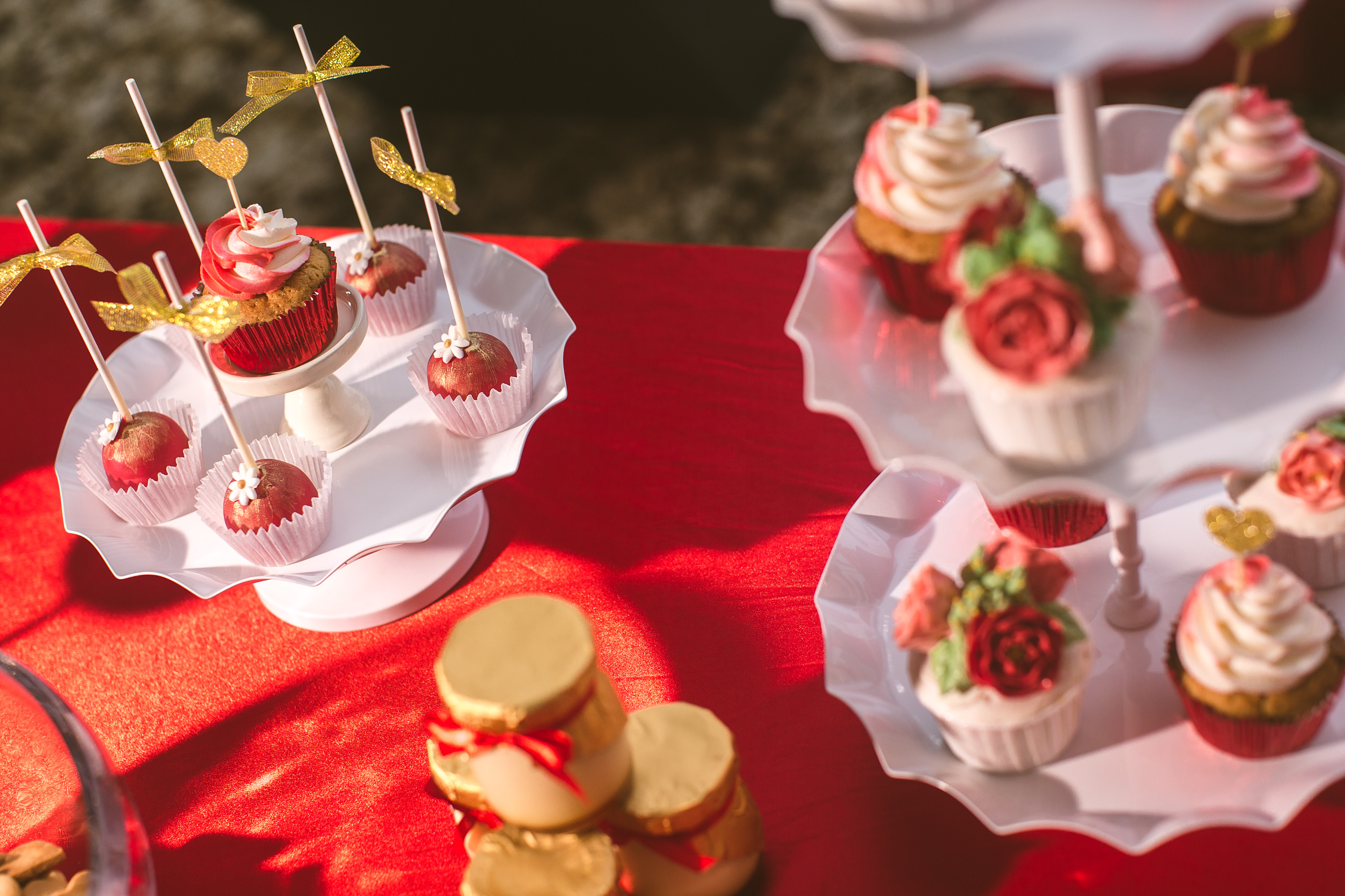 婚礼甜品,cupcake,棒棒糖,