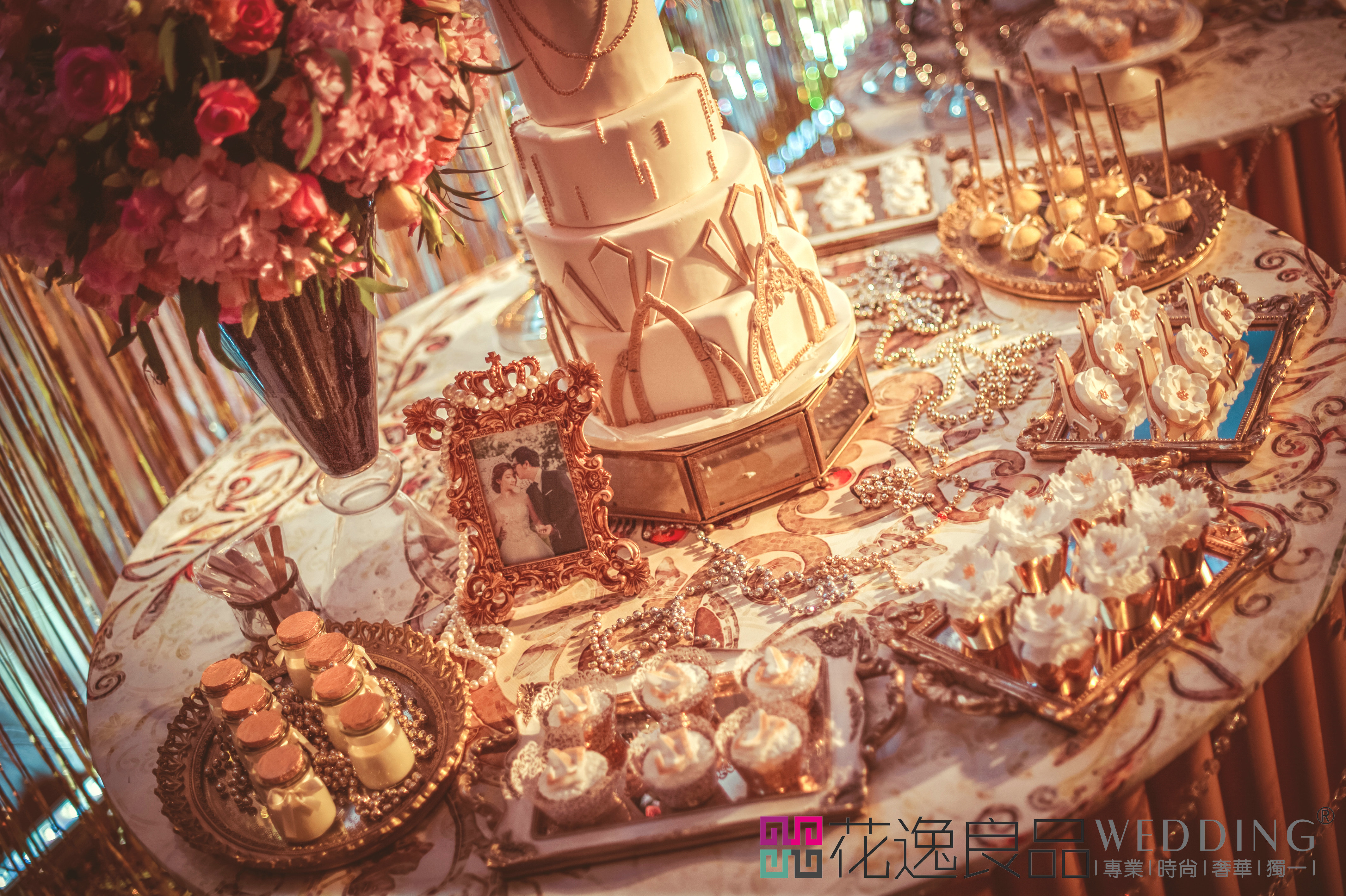 婚礼甜品,还礼蛋糕,cupcake,
