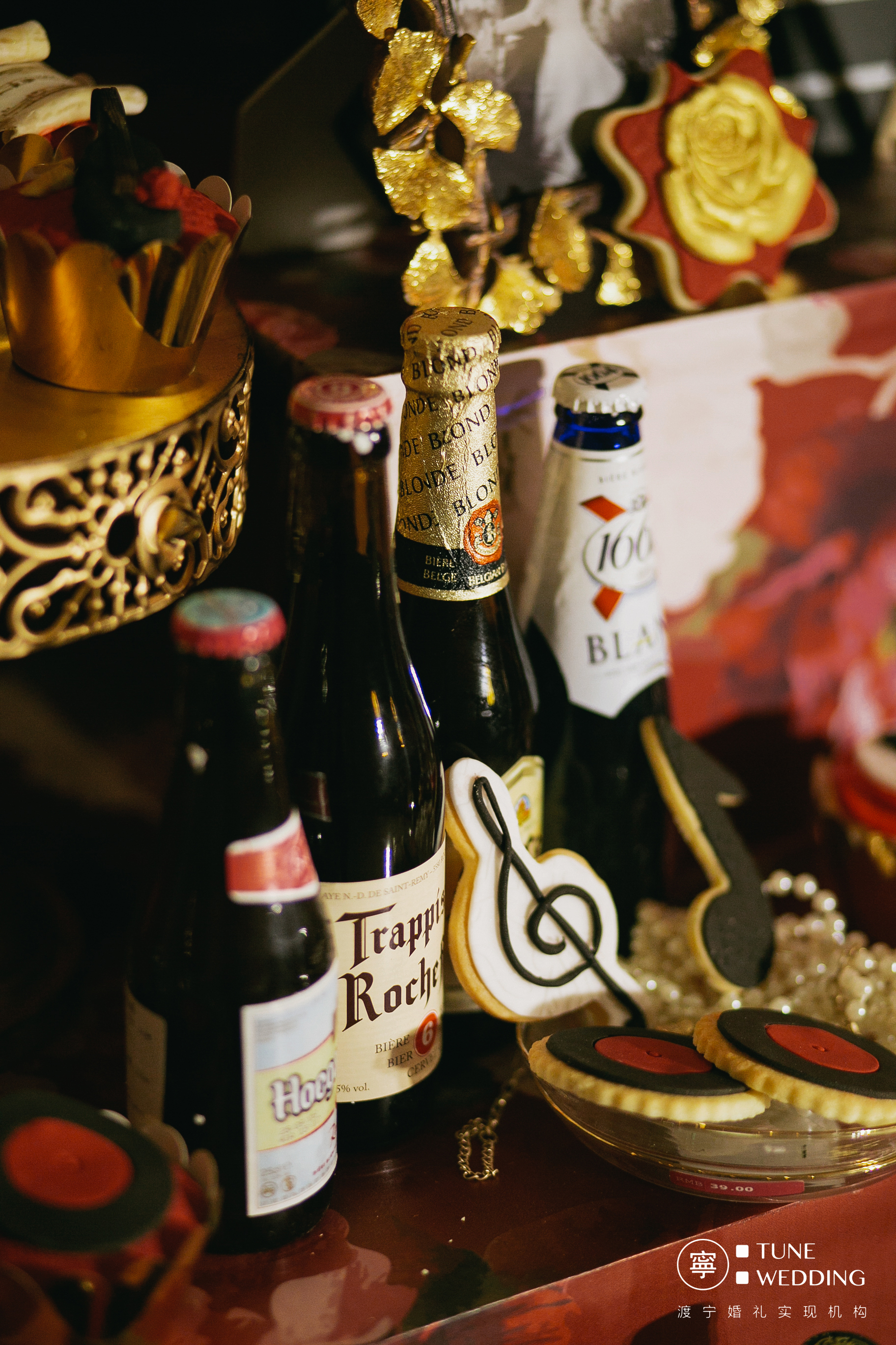 婚礼甜品,翻糖饼干,