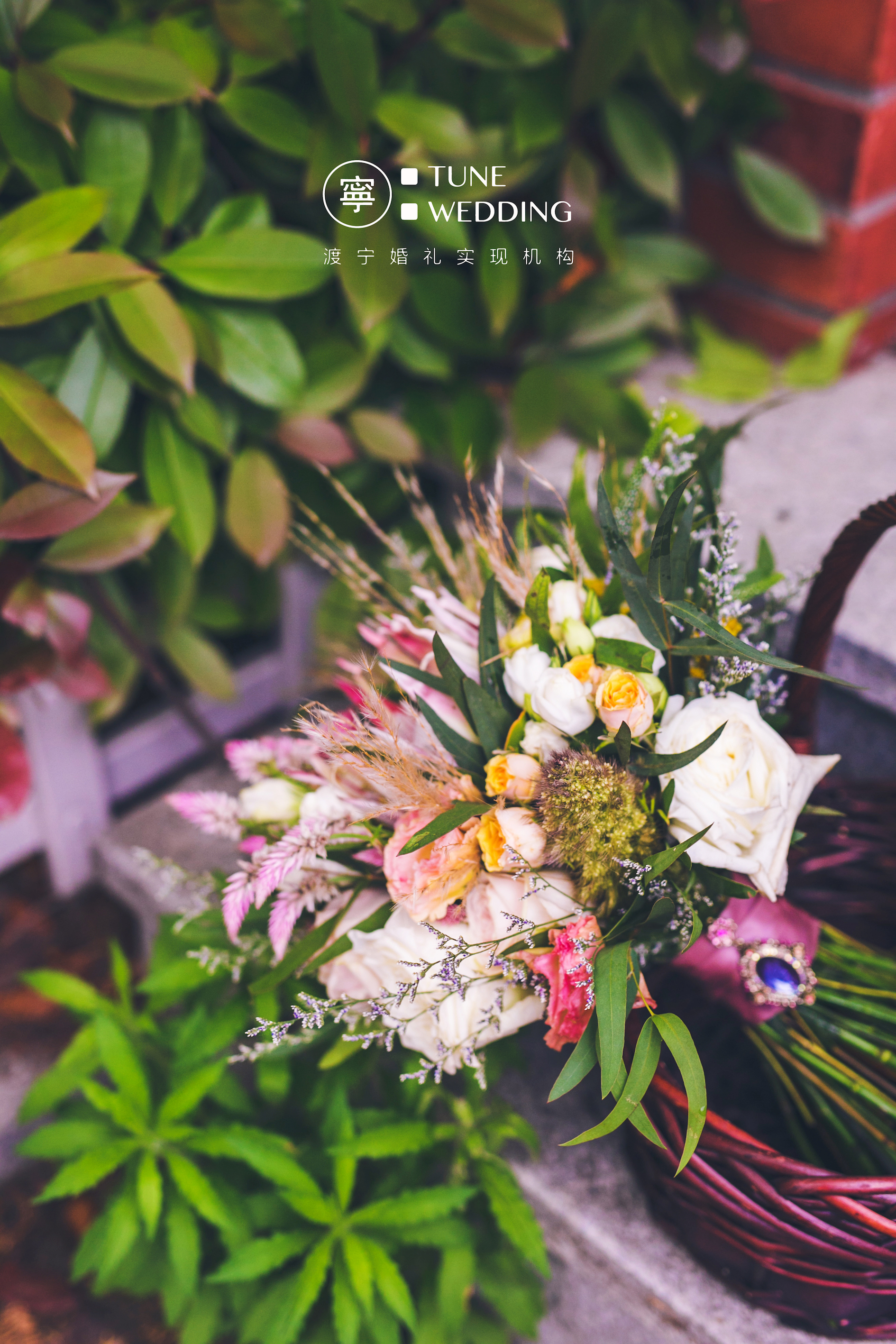 手捧花,
