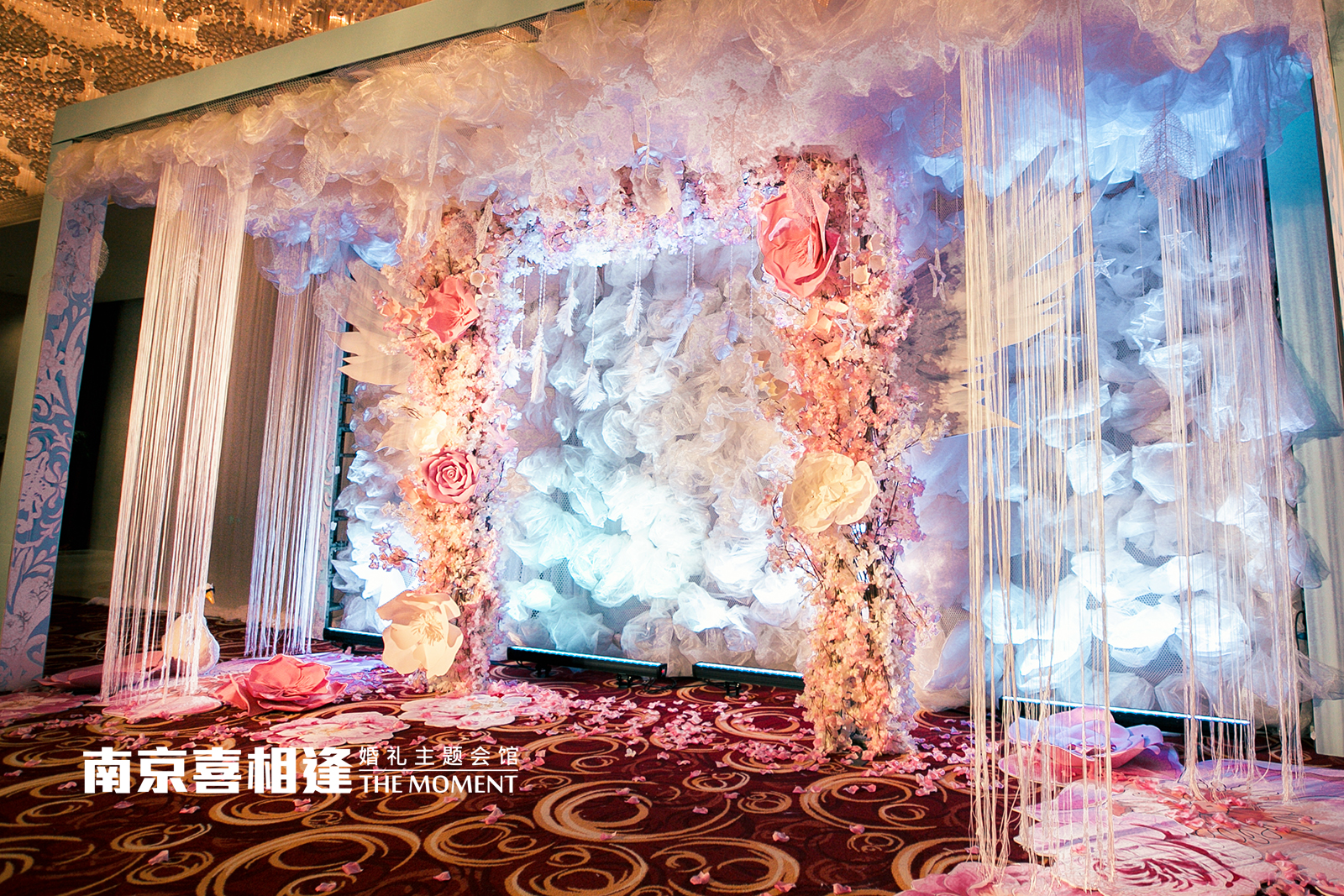 迎宾区,婚礼布置,唯美梦幻风婚礼,