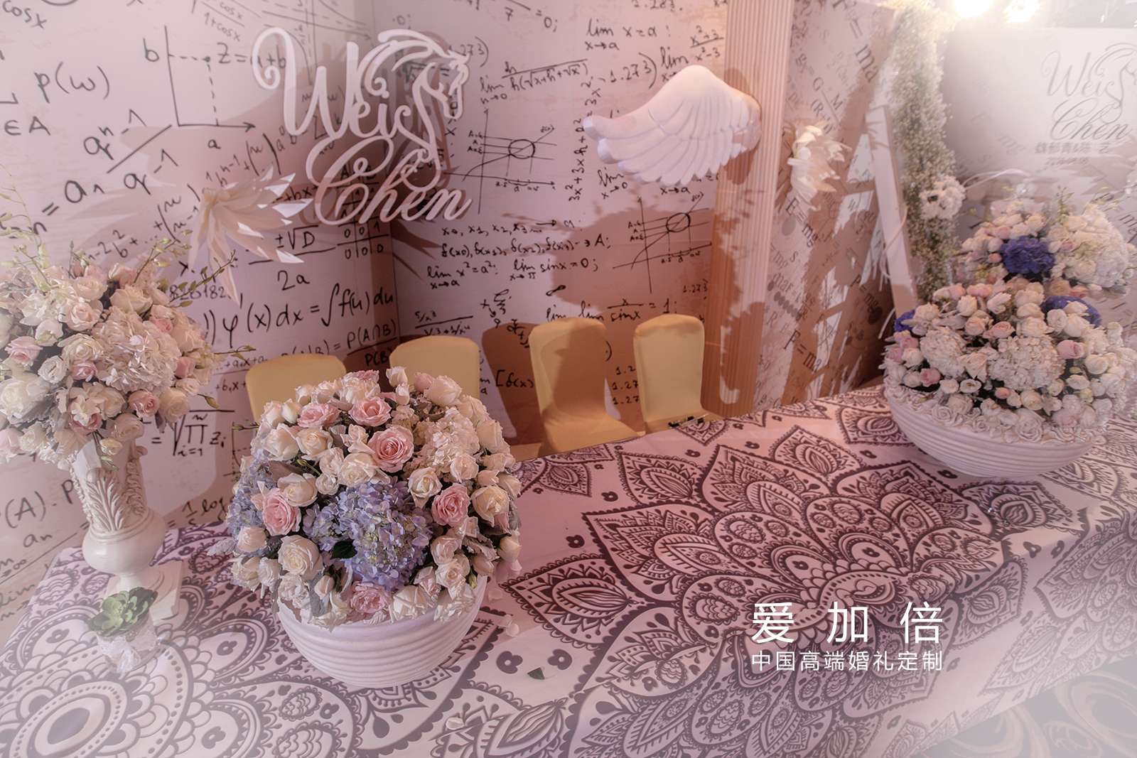迎宾区,婚礼布置,文字背景墙,