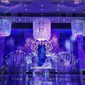 杭州天旨力合婚礼概念馆:唯美梦幻风婚礼《后的盛宴》