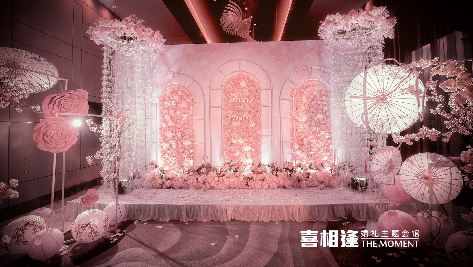 迎宾区,婚礼布置,唯美浪漫婚礼,