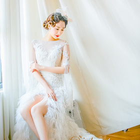 PINKYBRIDAL:浪漫轻古风新娘造型