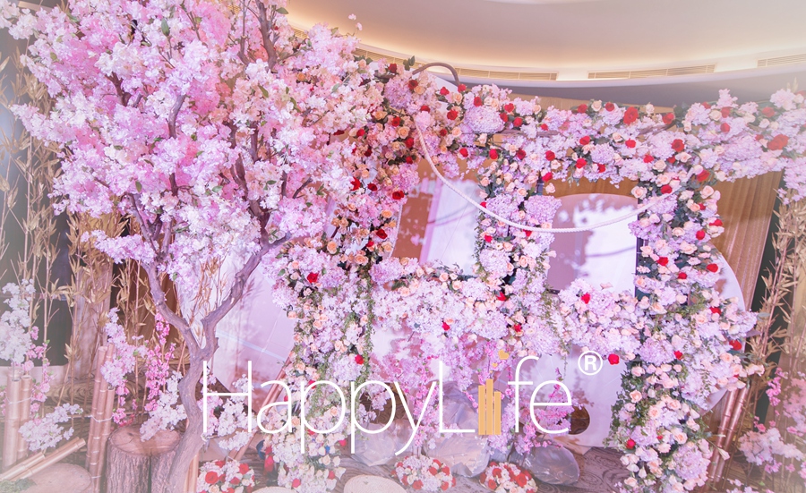 粉色日系婚礼《粲然》 上海凯宾斯基