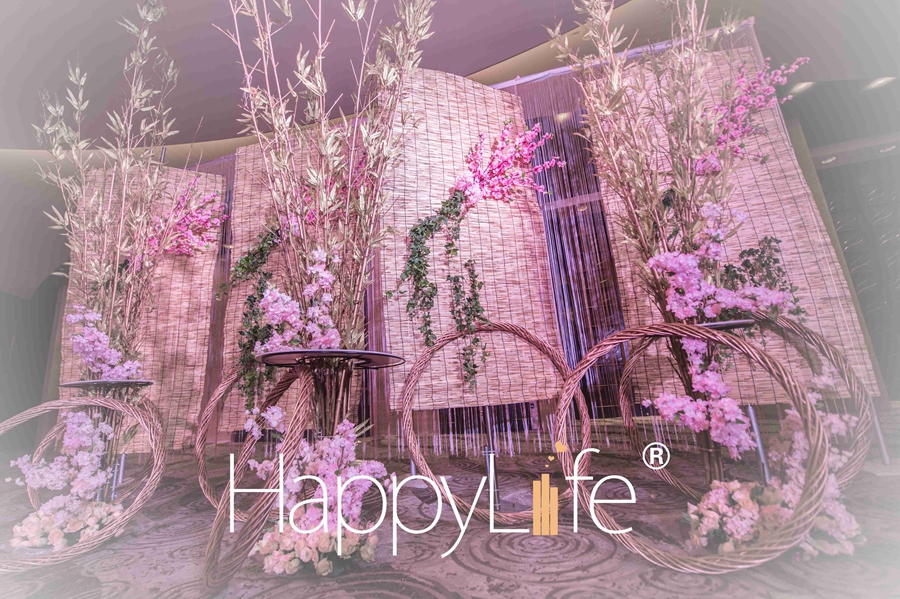 婚礼布置,婚礼道具,花艺设计,