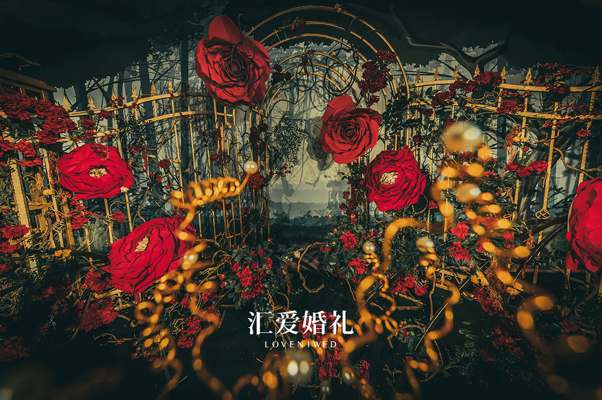 花园主题婚礼,复古婚礼,玫瑰花,