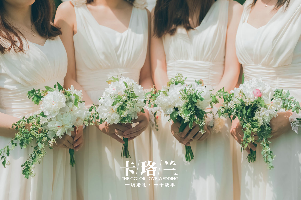 手捧花,