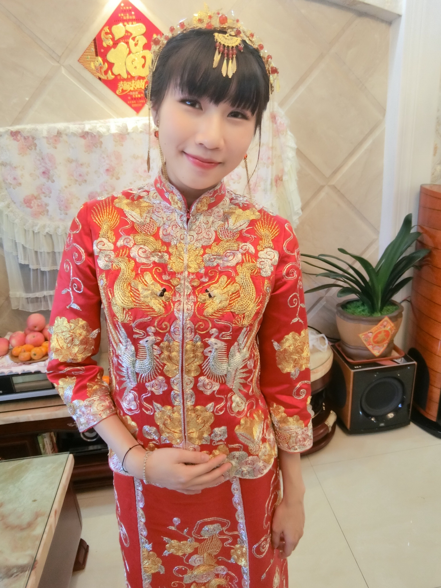 中式新娘造型-真实案例