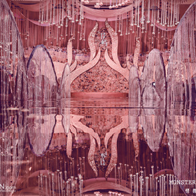 怪兽花花婚礼:粉金大气唯美婚礼《花屿》