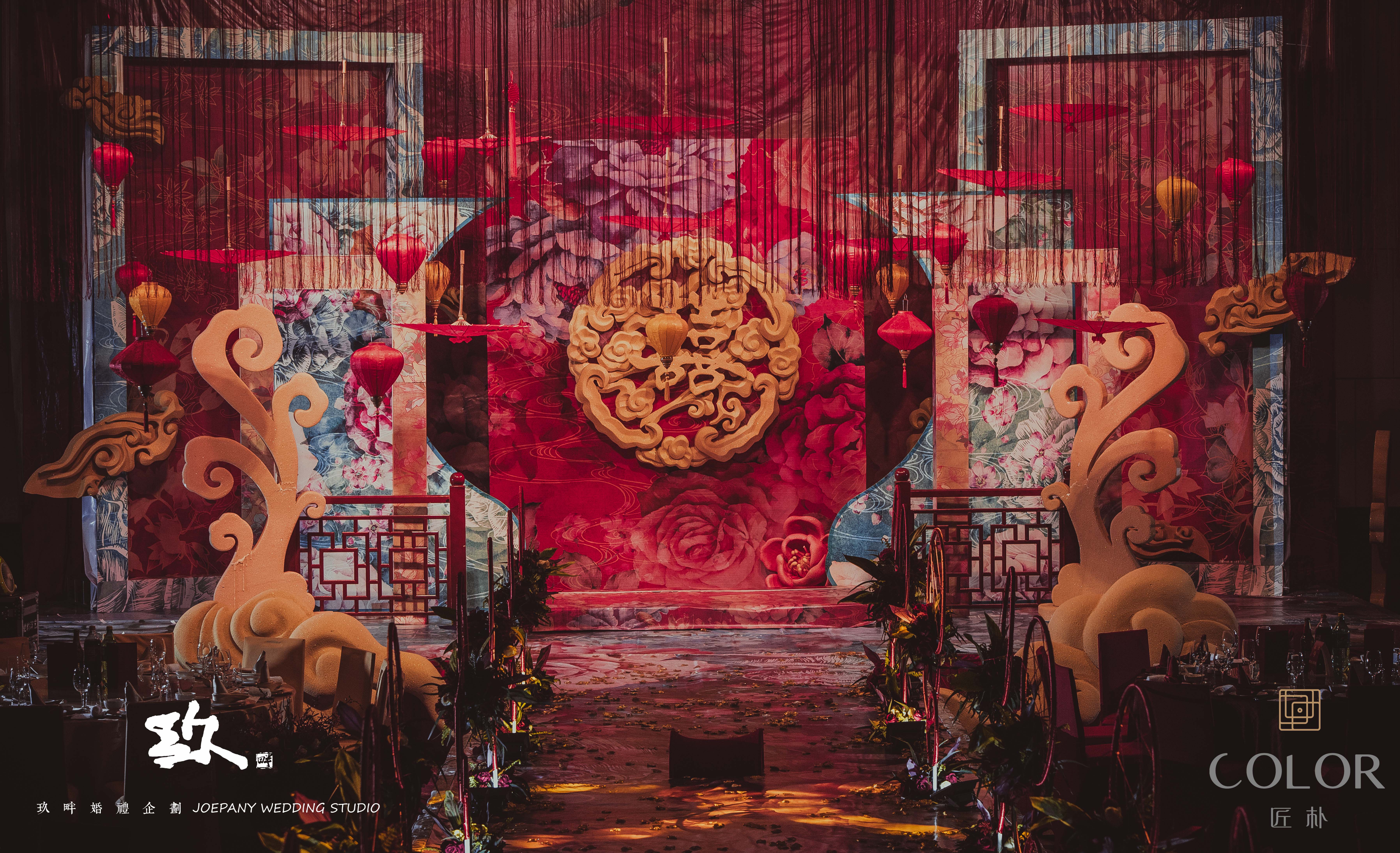 仪式区,婚礼布置,