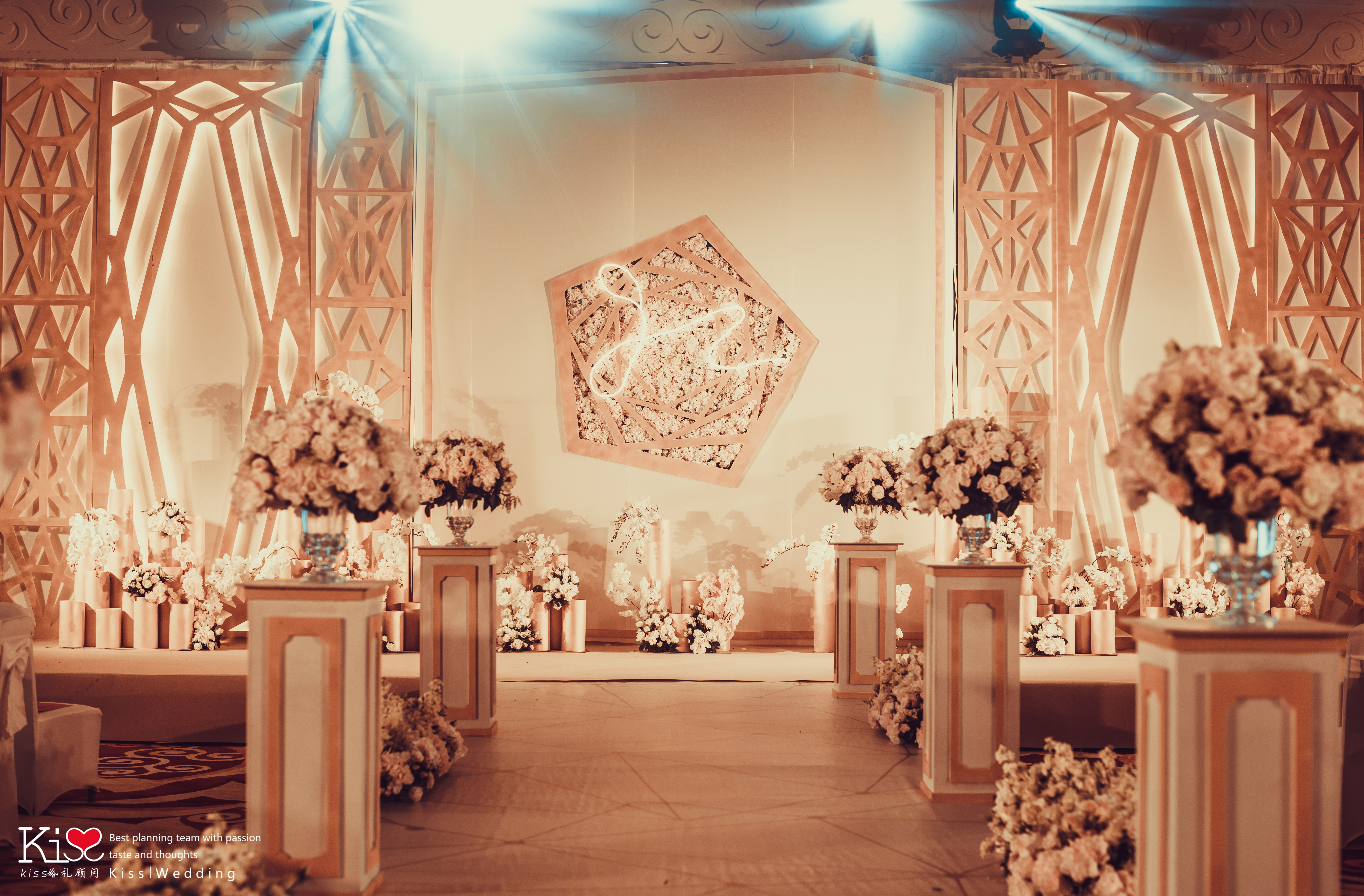 几何,背景墙,仪式区,