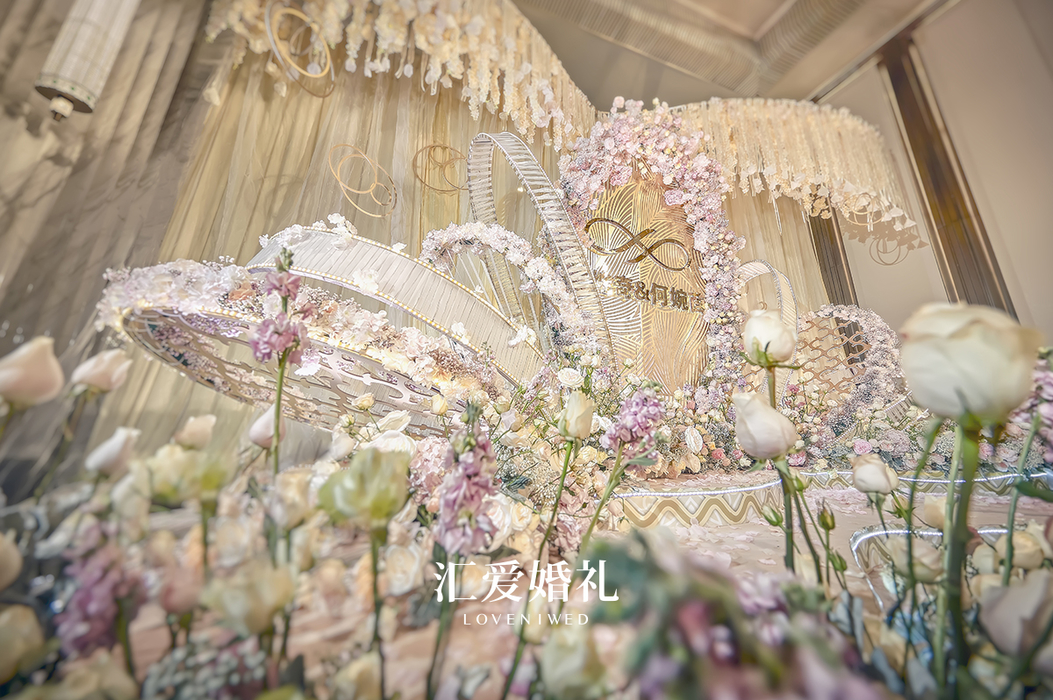 香槟色系婚礼 | 一眸灵动,一曲旋律-来自汇爱婚礼客照案例 |婚礼精选