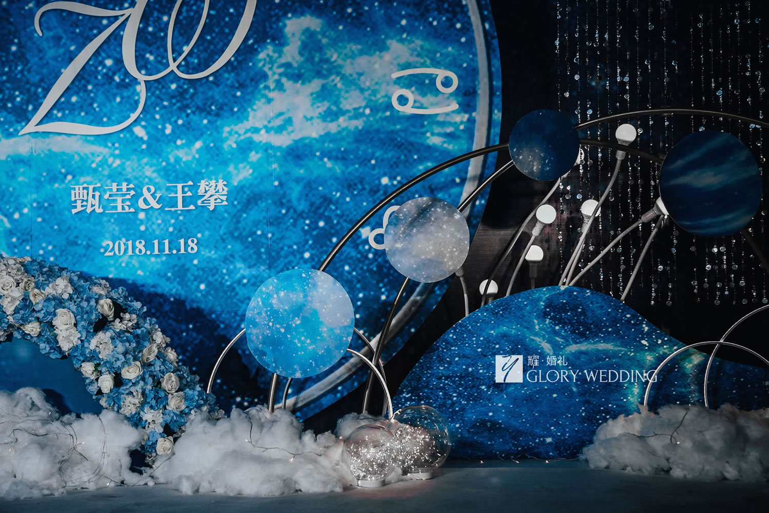 标签 颜色 描述 星空主题婚礼,耀婚礼
