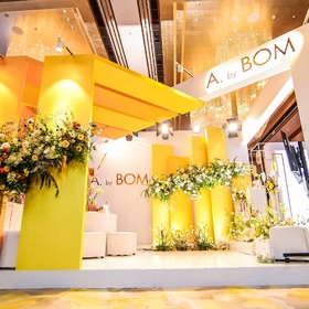 拾光婚礼定制:A.by BOM展位设计