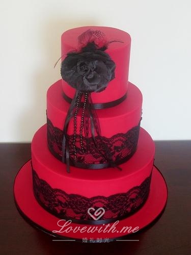 花朵,蕾丝,蛋糕,