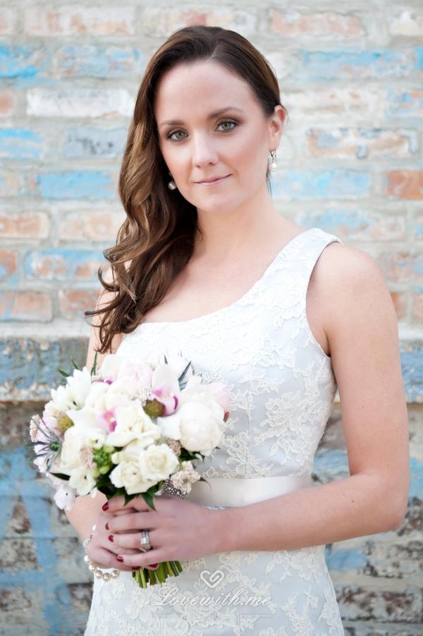 婚纱照,手捧花,