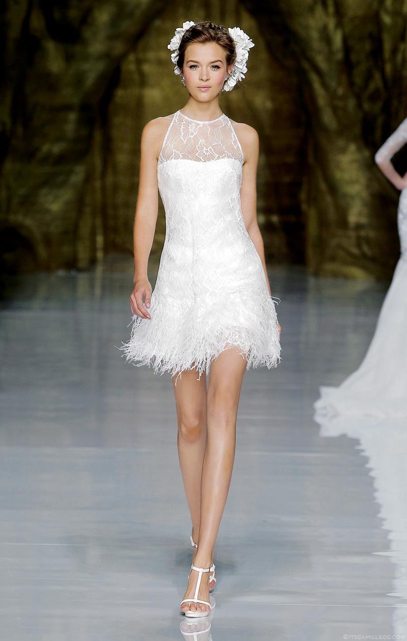 短款婚纱钉珠,PRONOVIAS,