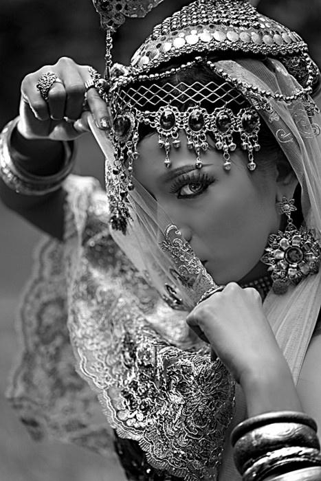 印度新娘头饰,